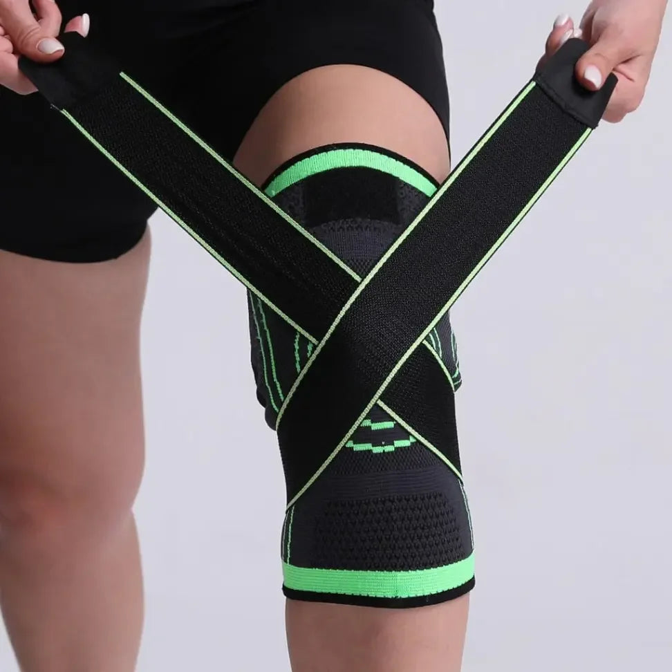 Knee Support Brace With Straps (One Piece)