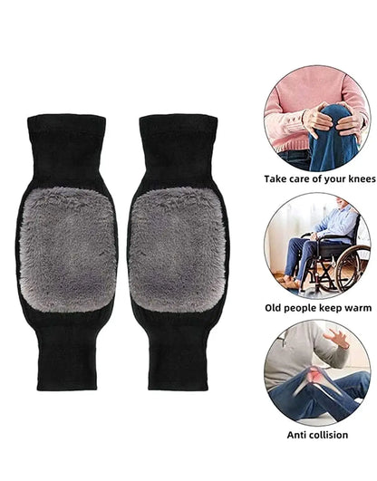 Unisex Thermal Knee Warmer for Winter Pain Relief & Joint Support (1 Pair)