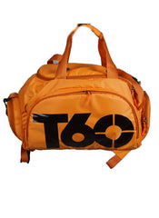 Fashion T60 Backpack 2 in 1 with Shoe Compartment /Orange