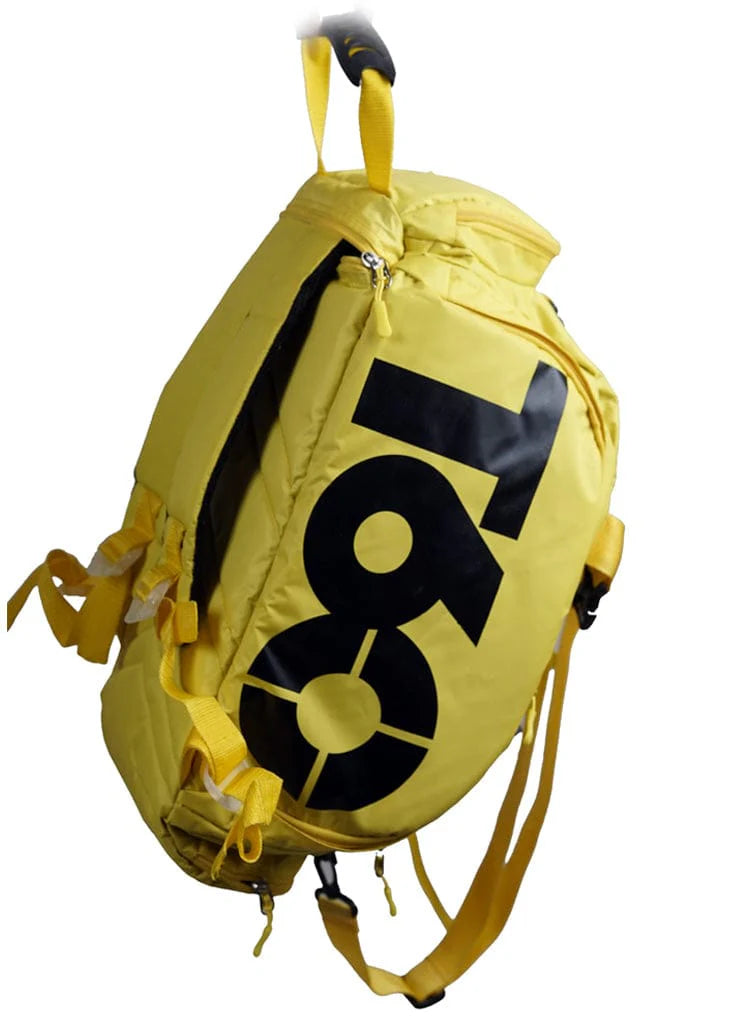 Fashion T60 Backpack 2 in 1 with Shoe Compartment / Yellow